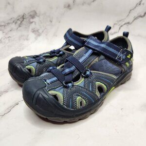 Merrell Hydro Sandals Blue Suede Upper Hiking Camping Walking Shoes Boys 3W